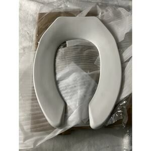 American Standard Elongated Heavy-Duty Commerical Toilet Seat in White